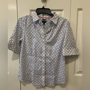 TALBOTS. Womens button up shirt